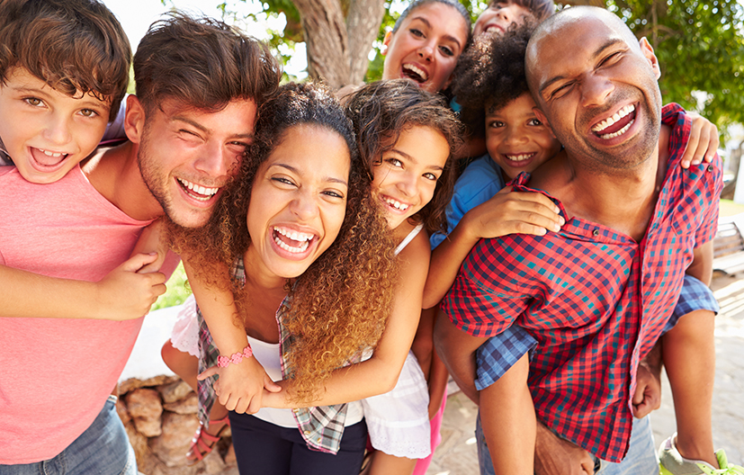 group of kids of all ages