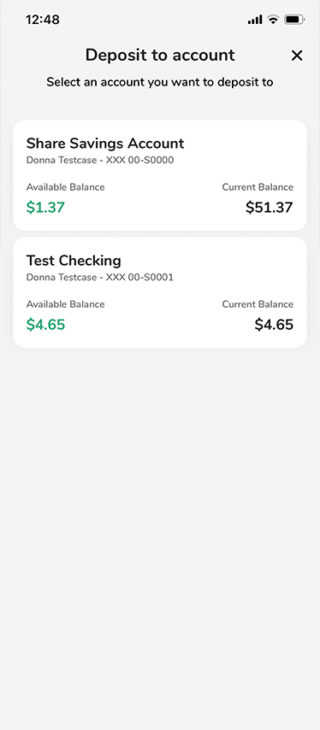 make a mobile deposit